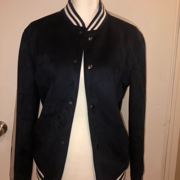 NWT Zara MeN faux suede Bomber Jacket Size Small - Picture 5 of 5